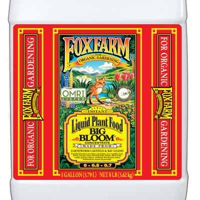 Fox Farm Big Bloom FX14003 Organic Plant/Flower Liquid Food Concentrate, 1Gallon - VMInnovations