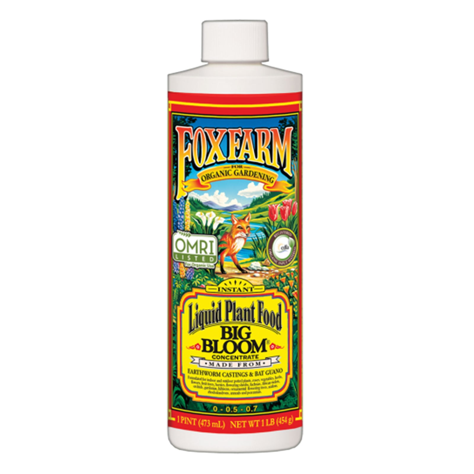 FoxFarm FX14091 Big Bloom Liquid Concentrate Organic Plant Food, 1 Pint - VMInnovations