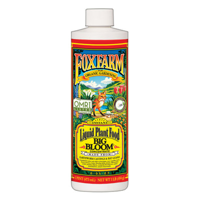 FoxFarm FX14091 Big Bloom Liquid Concentrate Organic Plant Food, 1 Pint - VMInnovations
