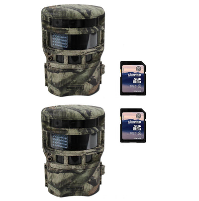 Moultrie P150 Panoramic Game Camera, 2-Pack (Certified Refurbished) w/ SD Cards