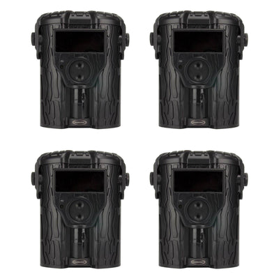 Moultrie I-45S Low Glow 8MP Game Trail Camera, 4 Pack (Certified Refurbished)