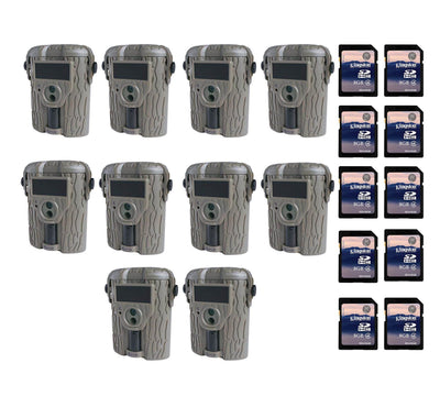 Moultrie Game Spy i65S Game Camera, 10-Pack (Certified Refurbished) w/ SD Cards
