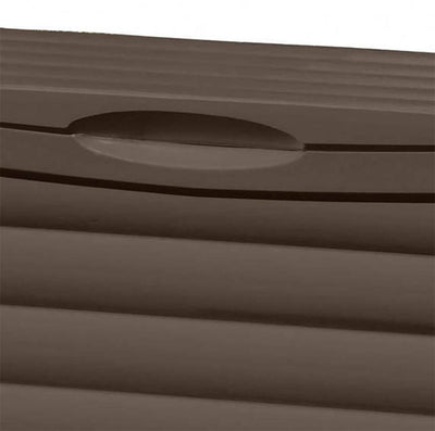 Suncast 63 Gallon Resin Outdoor Patio Deck Storage Box Mocha (Open Box)