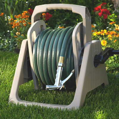 Suncast Hose Handler 100 Foot Tote or Wall Mountable Garden Hose Reel (Used)