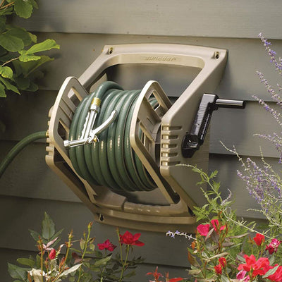 Suncast Hose Handler 100 Foot Tote or Wall Mountable Garden Hose Reel (Used)