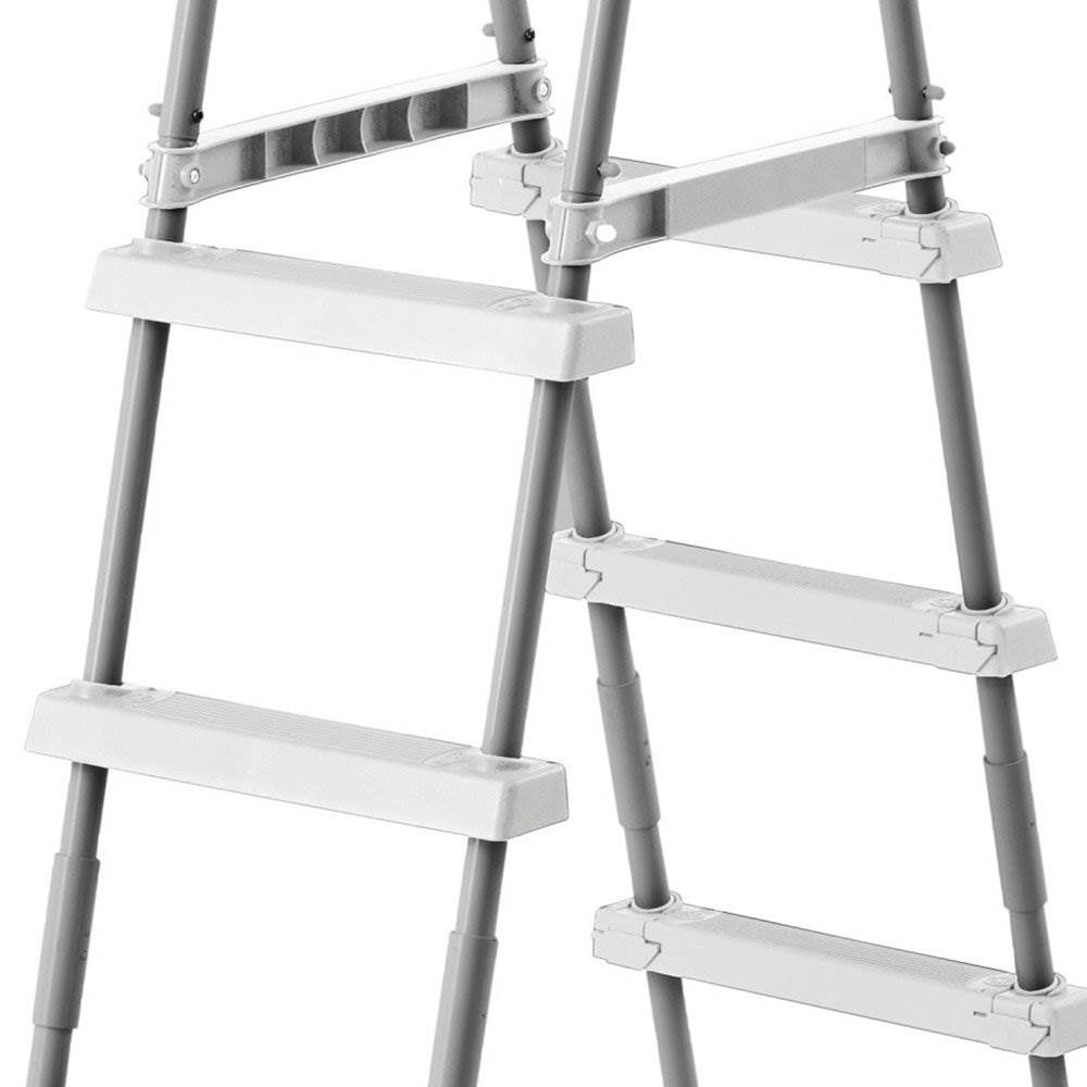 Intex Double-Sided Steel Pool Ladder for 48-Inch Above Ground Pools (Open Box)