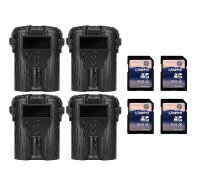 Moultrie Game Spy i45 Game Camera, 4-Pack (Certified Refurbished) w/ SD Cards