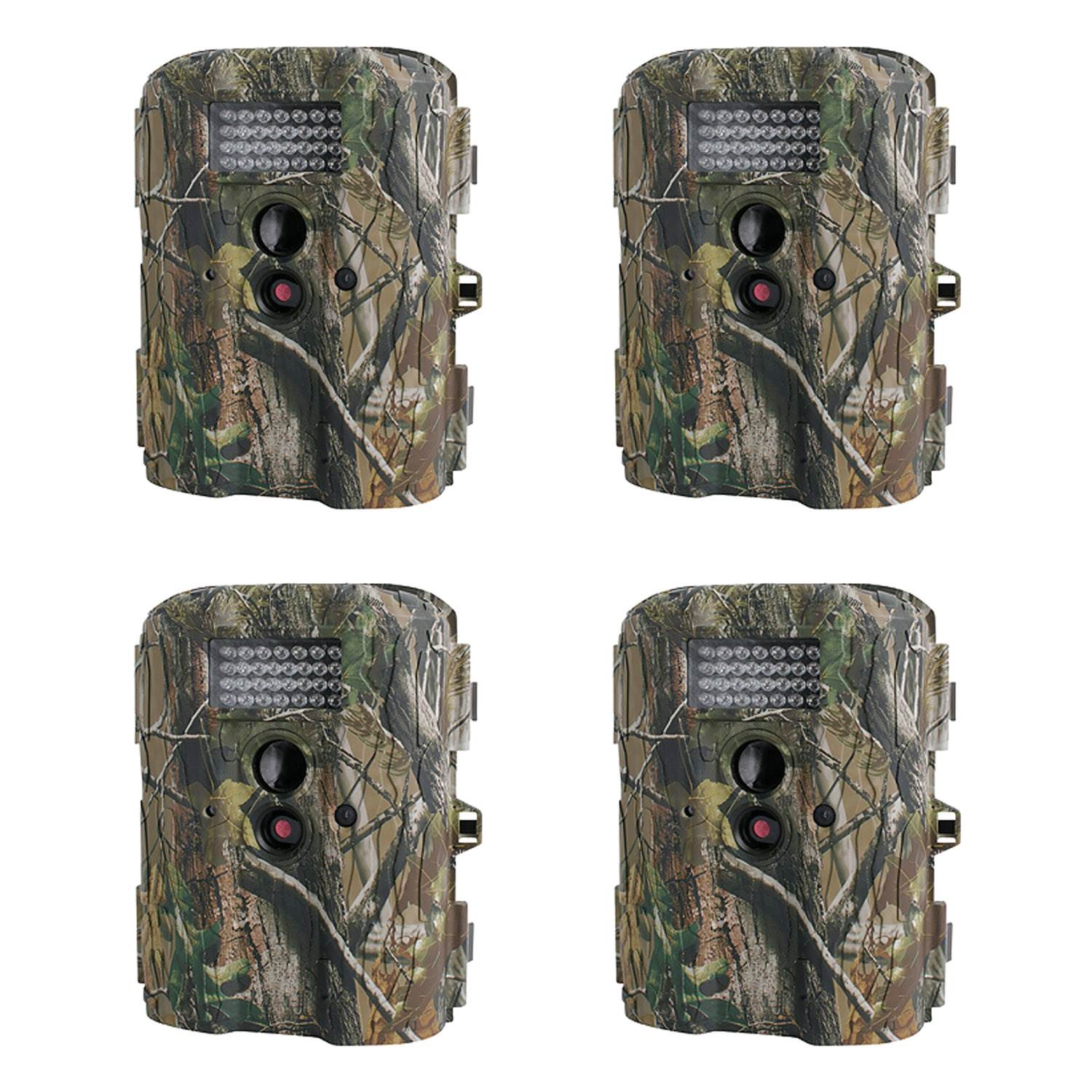Moultrie I-35 4.0MP 50-Foot Game Trail Camera, 4 Pack (Certified Refurbished)