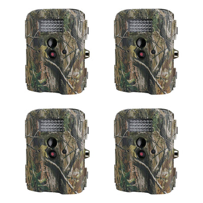 Moultrie I-35 4.0MP 50-Foot Game Trail Camera, 4 Pack (Certified Refurbished)