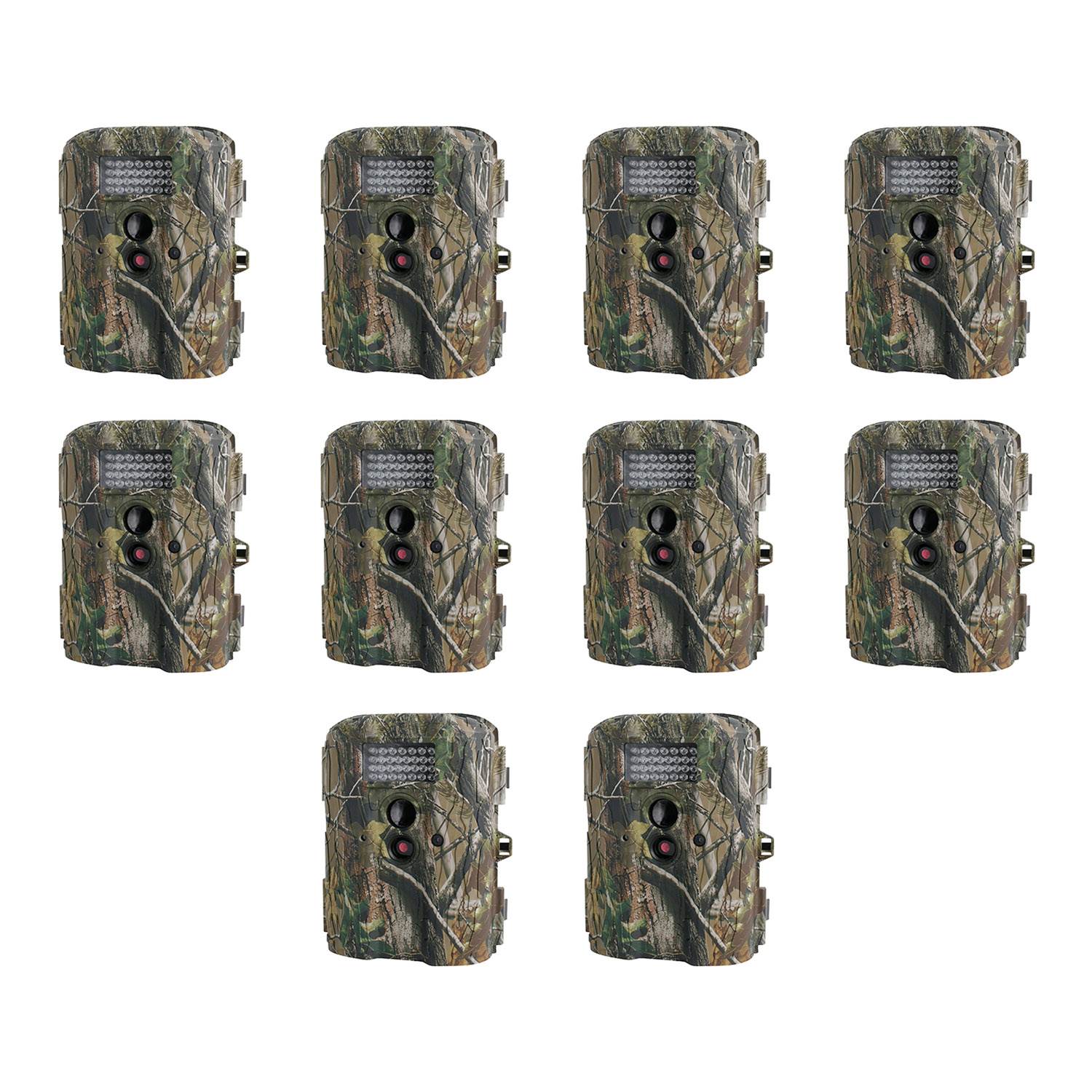 Moultrie I-35 4.0MP 50-Foot Game Trail Camera, 10 Pack (Certified Refurbished)