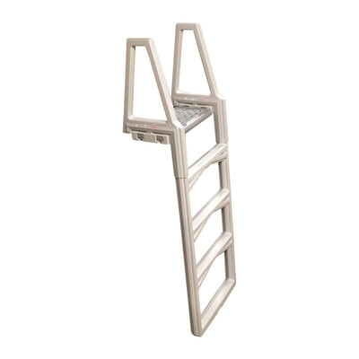 Confer Sturdy 46 to 56 Inch Adjustable Above Ground Pool Ladder (For Parts)