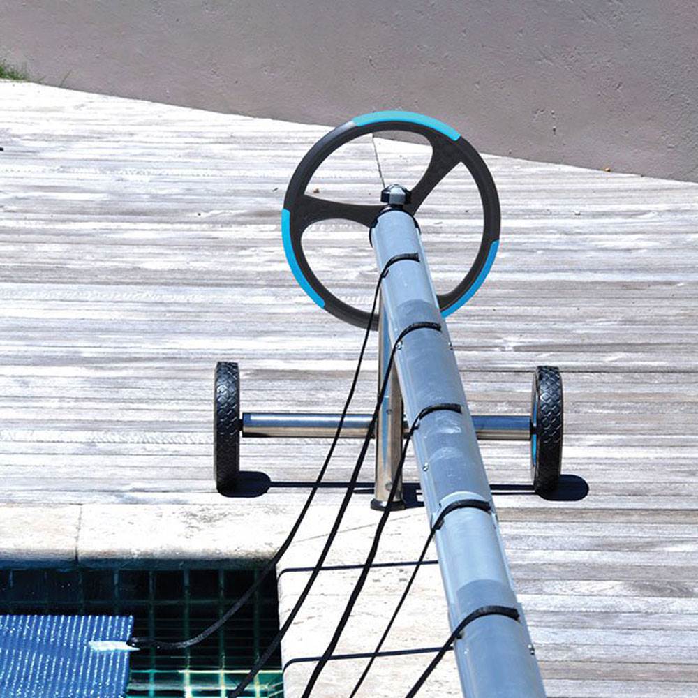 Kokido Thor 18.1 Ft Stainless Steel Wheeled Pool Cover Reel K949BX/80 (Open Box)