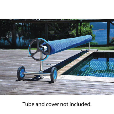Kokido Thor 18.1 Ft Stainless Steel Wheeled Pool Cover Reel K949BX/80 (Open Box)