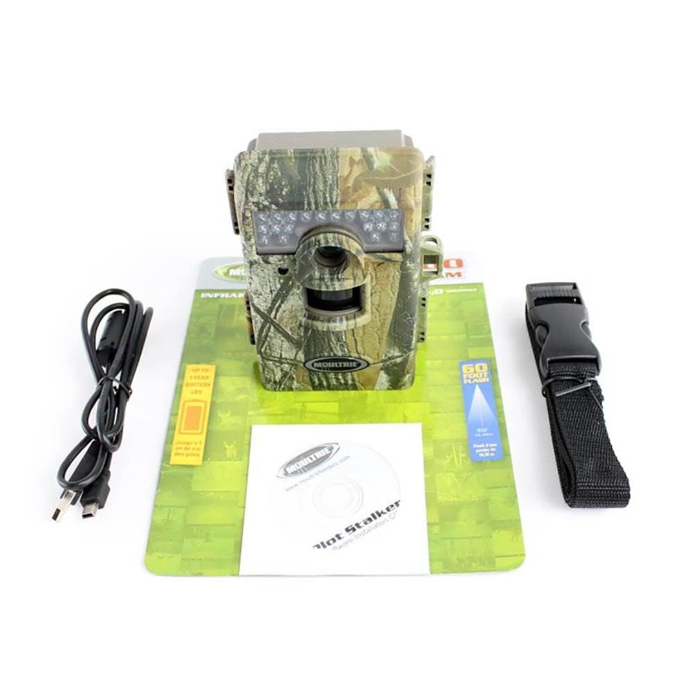Moultrie M100 6MP IR Trail Game Camera + 8GB SD Card (Certified Refurbished)