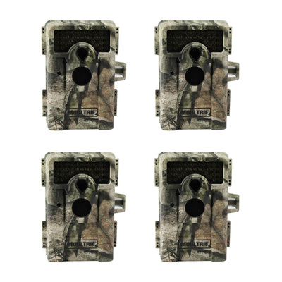 Moultrie M-990i No Glow Mini Trail Game Camera, 4 Pack (Certified Refurbished)
