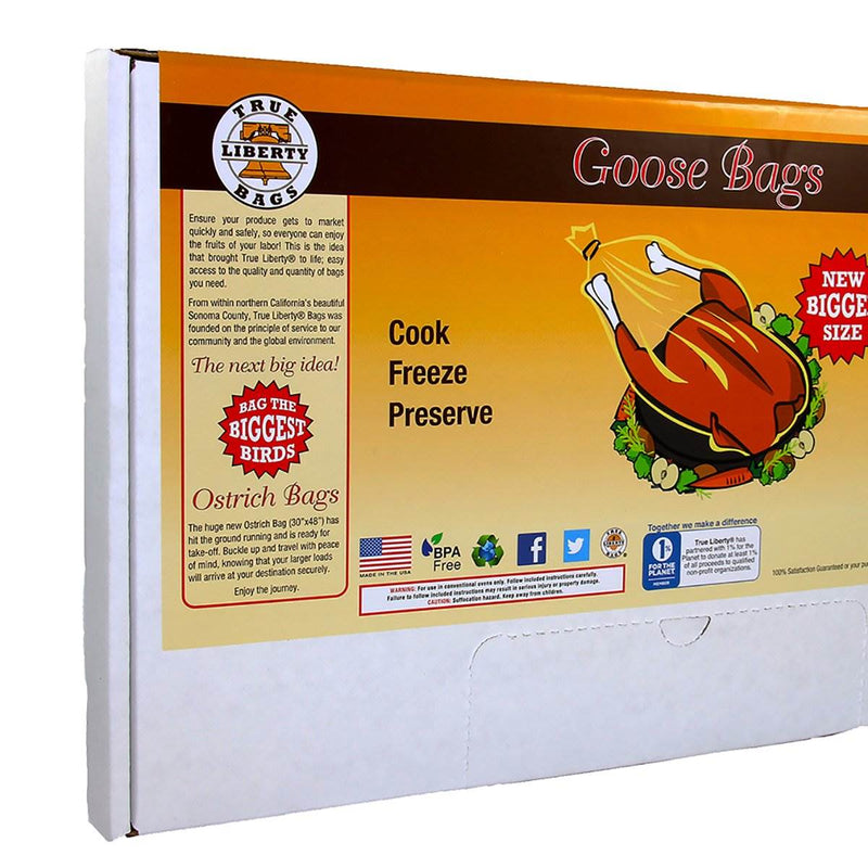 True Liberty Home & Garden Freezer Preservation Goose Bags, 4 100-Packs