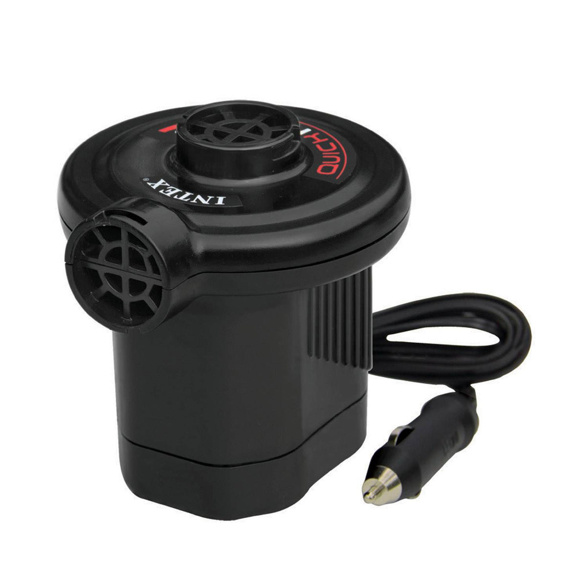 Intex 12V Quick Fill DC Electric Air Pump w/ Adapter Nozzles | 66626E