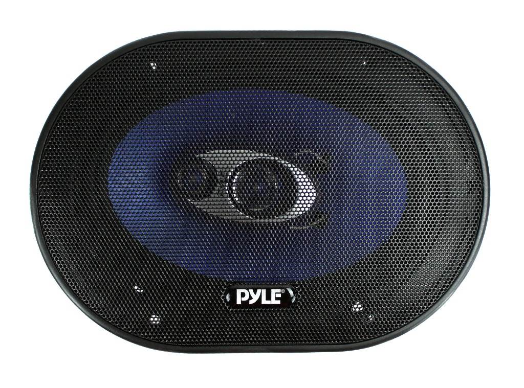 Pyle PL573BL 5x7" 300 Watts 3-Way Car Coaxial Speakers Stereo Blue, Pair - VMInnovations