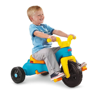 Fisher Price Rock, Roll 'n Ride Multi-Position Kids Ride-On Toy Trike/Tricycle - VMInnovations