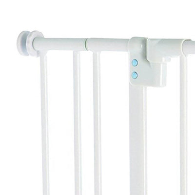 North States Supergate Easy Close 7" Baby Safety Gate Extension, White (Used)