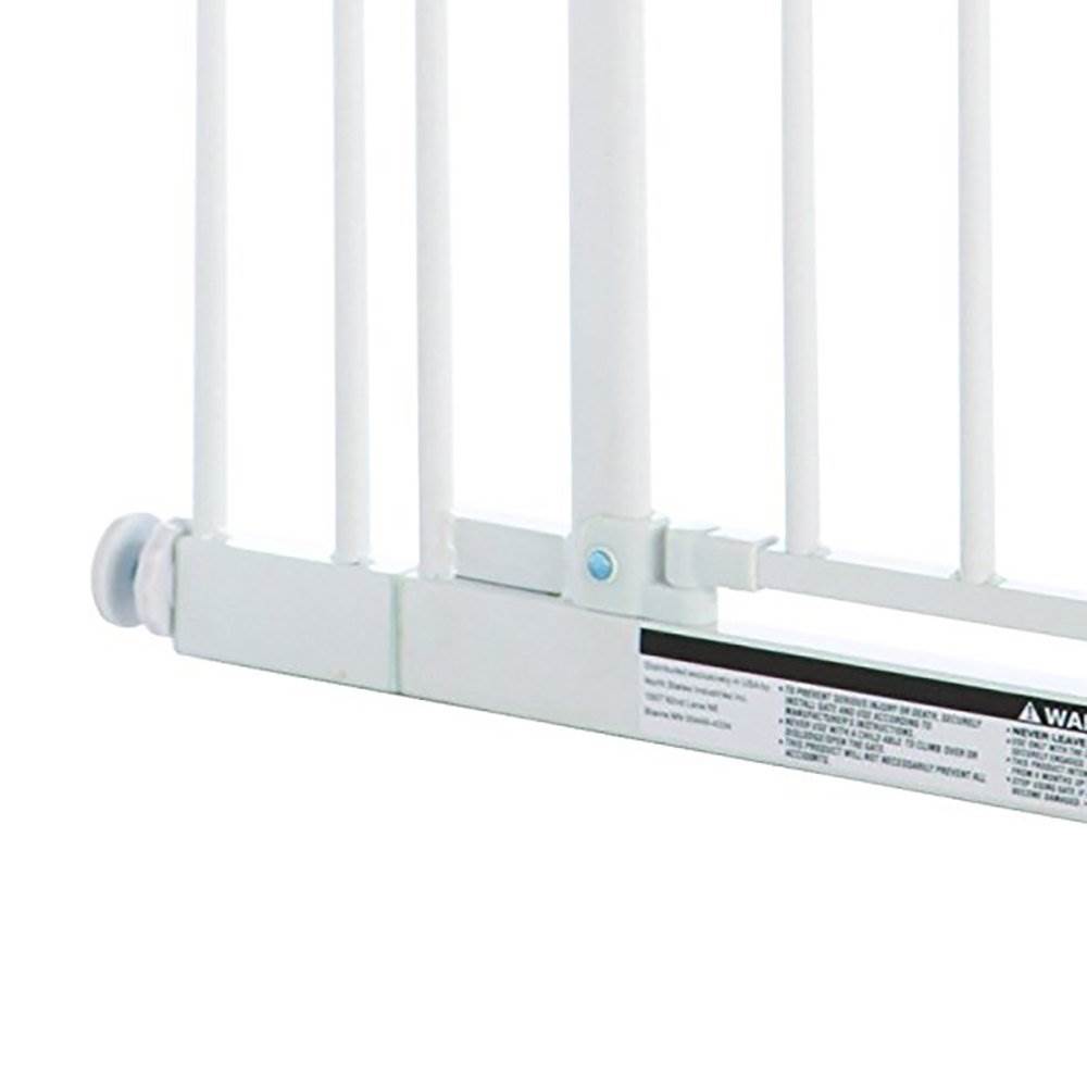 North States Supergate Easy Close 7" Baby Safety Gate Extension, White (Used)