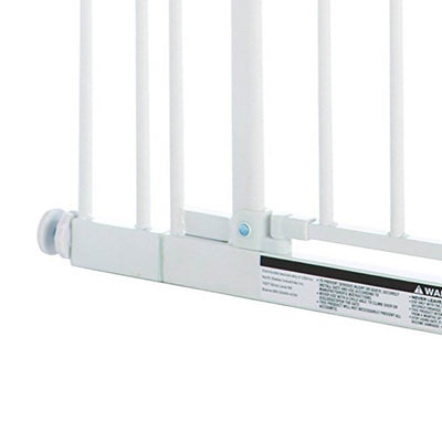 North States Supergate Easy Close 7" Baby Safety Gate Extension, White (Used)
