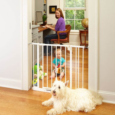 North States Supergate Easy Close 10.5" White Safety Gate Extension (Open Box)