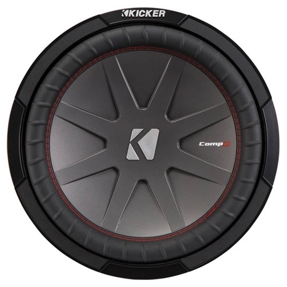 Kicker 43CWR122 CompR 12" 1000 Watt 2 Ohm Dual Voice Coils Car Audio Subwoofer