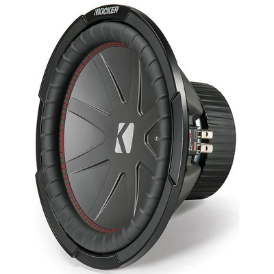 Kicker 43CWR122 CompR 12" 1000 Watt 2 Ohm Dual Voice Coils Car Audio Subwoofer