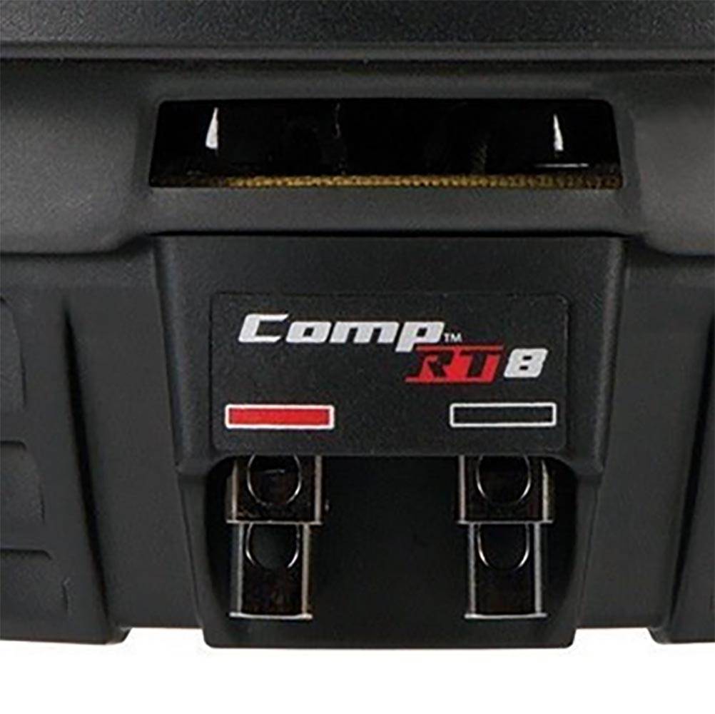 Kicker 8 Inch Dual 600 Watt CompRT 2 Ohm Shallow Slim Car Subwoofer | 43CWRT82