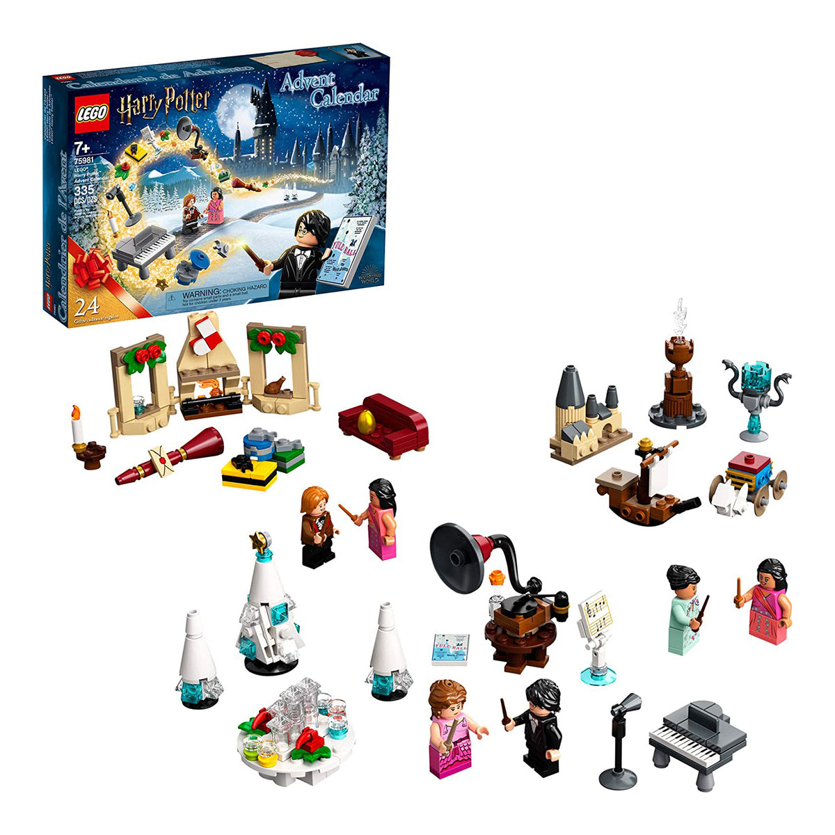 LEGO Harry Potter Advent Calendar for Kids Ages 7 & Up (335 Pieces) (Open Box)