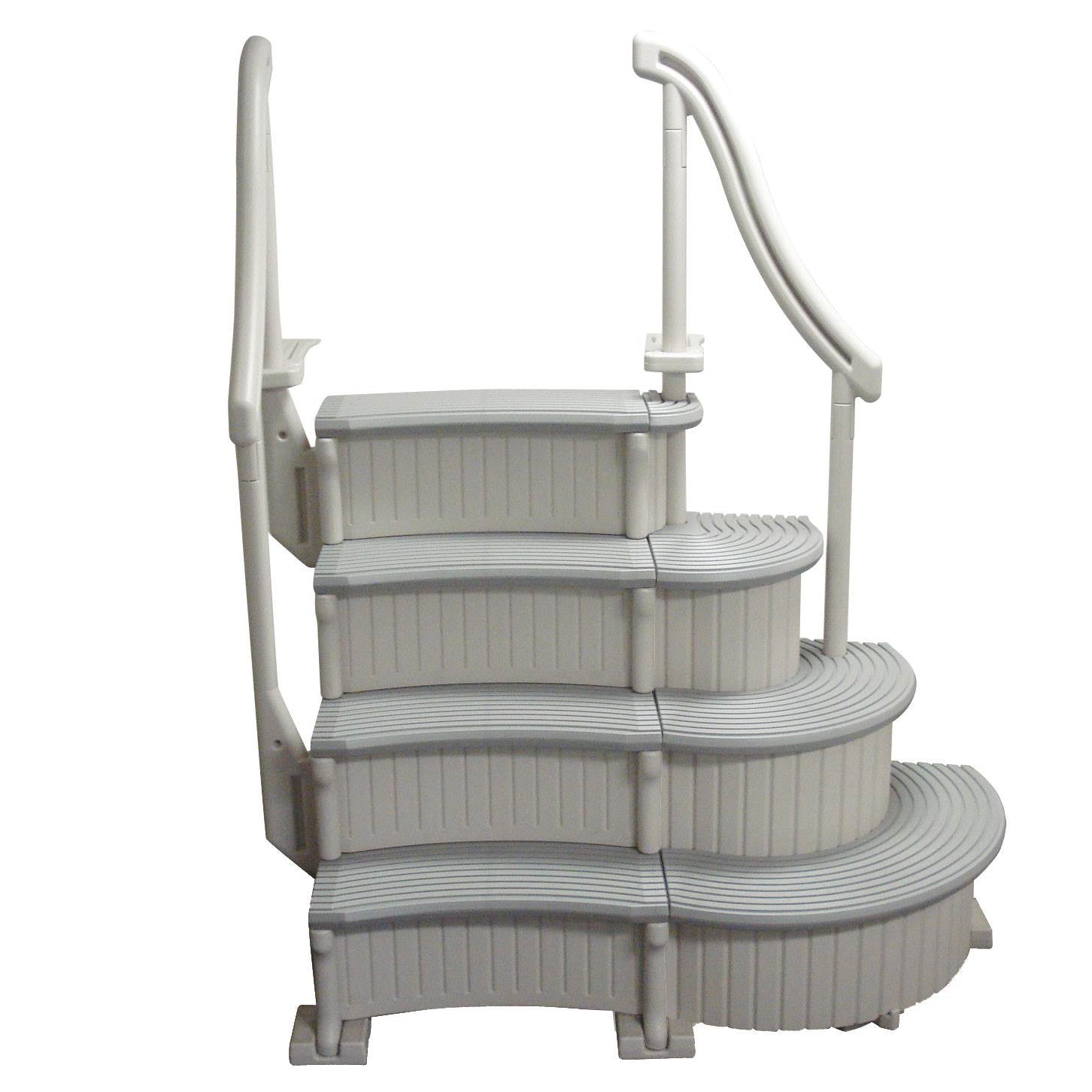 Confer Above Ground Pool Entry Step+ Add-on Steps + Protective Mat + Weight Bags