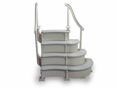 Confer Above Ground Pool Entry Step+ Add-on Steps + Protective Mat + Weight Bags