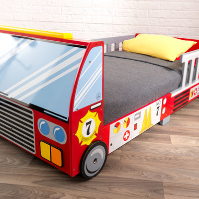 KidKraft Fire Truck Kids & Toddler Cot/Bed