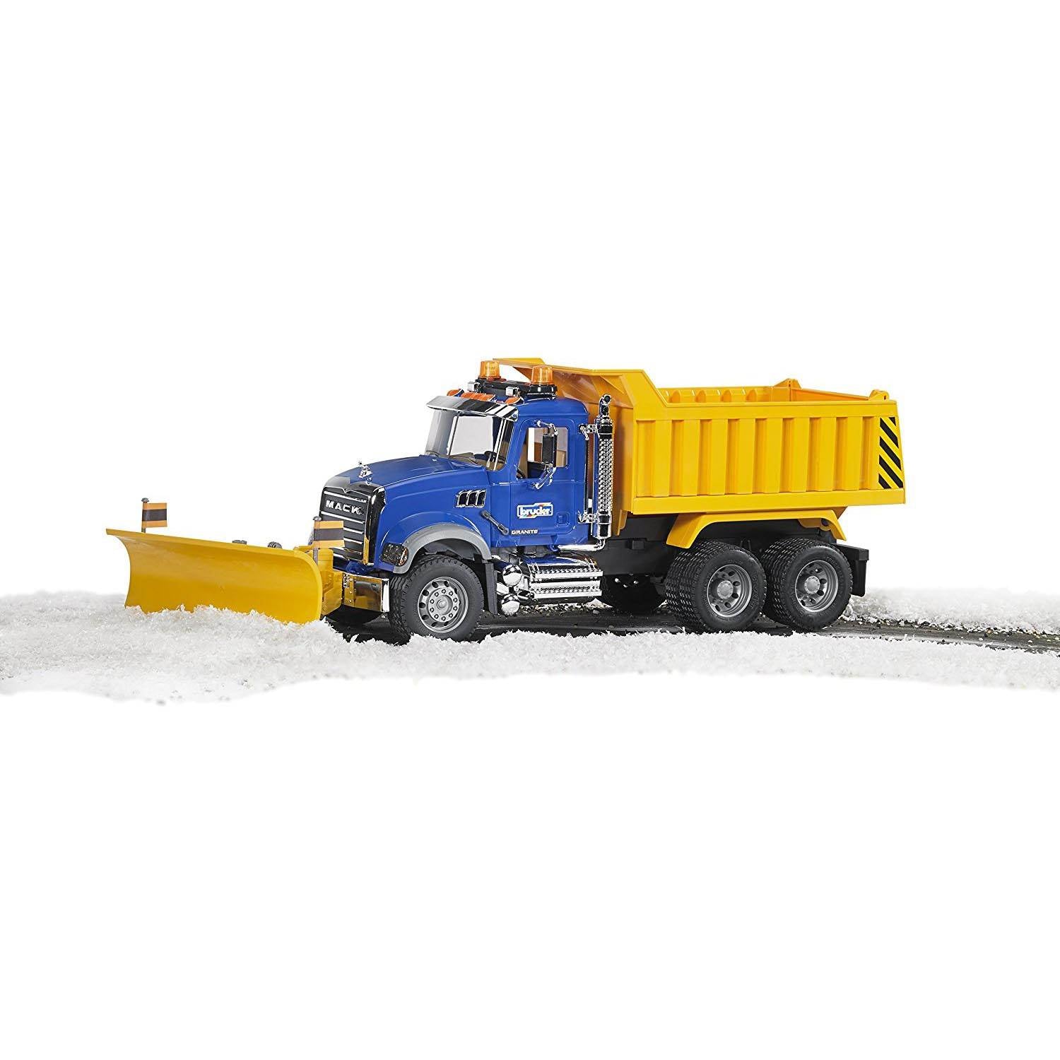 Bruder Toys Mack Granite 1:16 Play Snow Plow Dump Truck (Open Box)