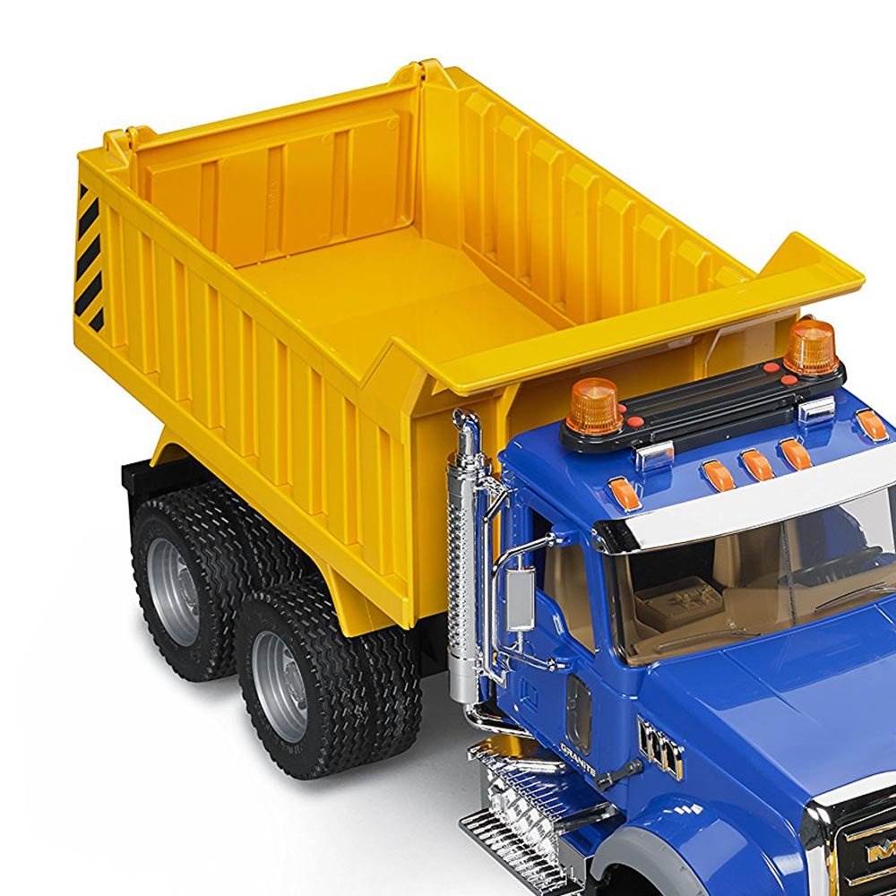 Bruder Toys Mack Granite 1:16 Play Snow Plow Dump Truck (Open Box)