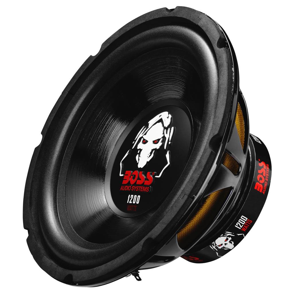 Boss 1200W Subwoofer, Q Power Truck Enclosure, 1100W Amplifier & Wires - VMInnovations