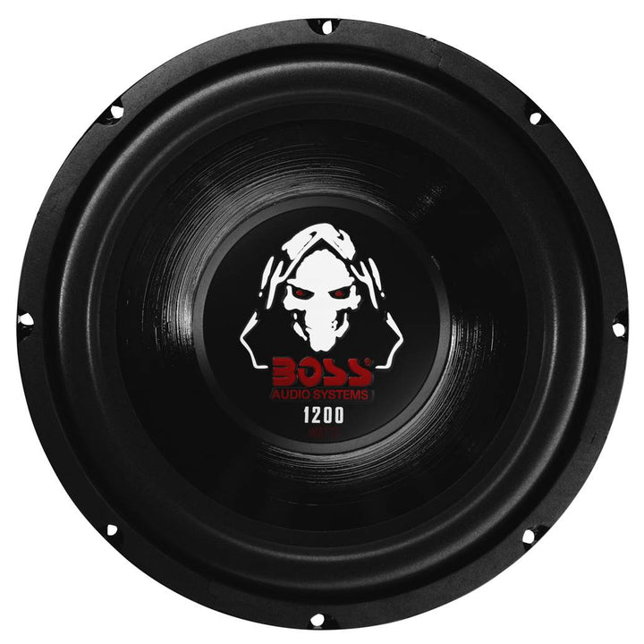 Boss 1200W Subwoofer, Q Power Truck Enclosure, 1100W Amplifier & Wires - VMInnovations