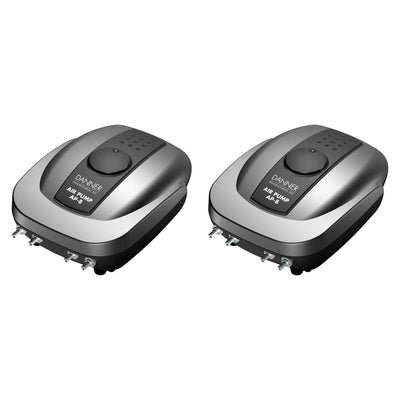 Danner Aqua-Supreme AP-8 4-Outlet Quiet Aquarium & Pond Air Pump, 2 Pack | 06408