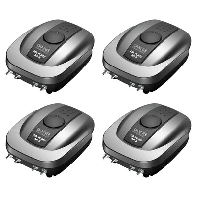 Danner Aqua-Supreme AP-8 4-Outlet Quiet Aquarium & Pond Air Pump, 4 Pack | 06408