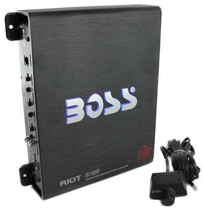 Boss Audio Chaos 12" 1400W Subwoofer, Shallow Enclosure, Amplifier & Wire Kit