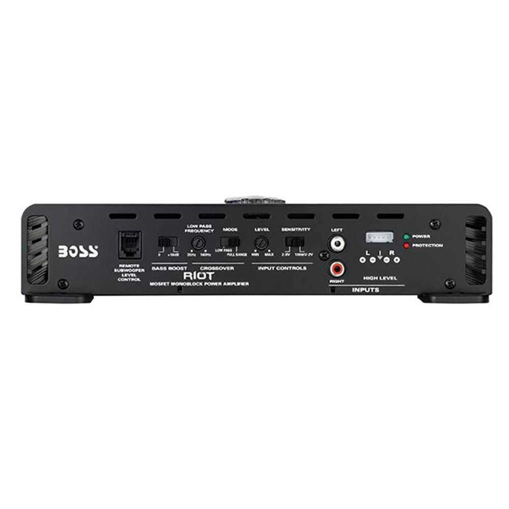 Boss Audio 12" 1600W 4 Ohm Subwoofer, Shallow Enclosure, Amplifier & Wire Kit - VMInnovations