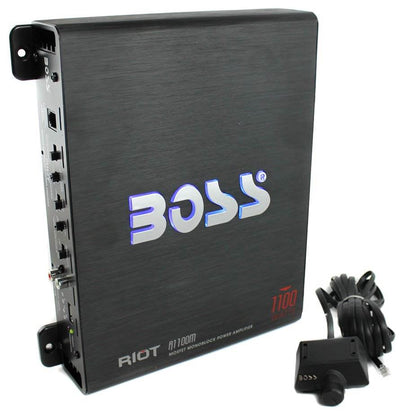 Rockford Fosgate 12" 500W Subwoofer w/ Enclsoure and Boss Amplifier