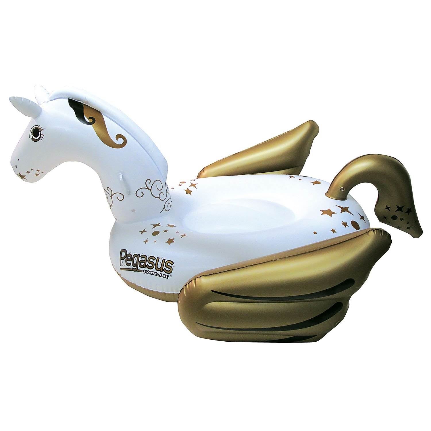 Swimline 90707 Giant Pegasus Inflatable Ride On Swimming Pool Float Lounger - VMInnovations