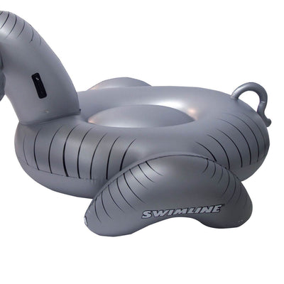 Swimline 90711 Elephant Inflatable 73 Inch Ride On Swimming Pool Float Lounger