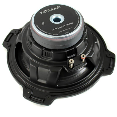 Kenwood 12 Inch 2000W 4 Ohm Subwoofer + Sealed Sub Box + Amplifier & Wire Kit