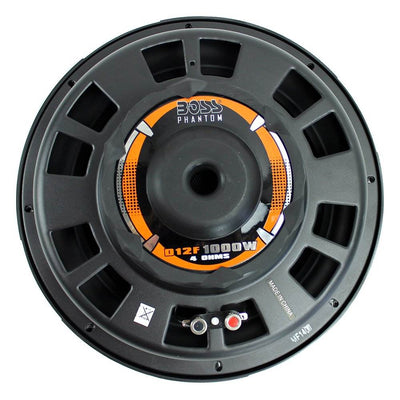 Boss Audio 12 Inch 1000W Subwoofer + Shallow Enclosure + Amplifier & Wire Kit