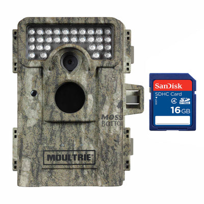Moultrie M-880 Low Glow IR Trail Game Camera + SD Card (Certified Refurbished)