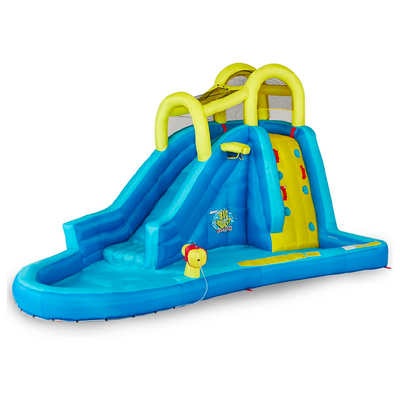 Banzai Inflatable Big Blast Cannon Splash Slide Pool Water Park (Open Box)