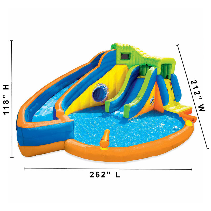 Banzai Pipeline Twist Aqua Inflatable Water Park Pool (Open Box)